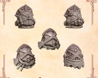 10x NEW Greytide Studios Crimson lords Shoulders 2