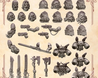 Greytide Studios Crimson lords Rage pack upgrade kit- Sci-fi Warrior