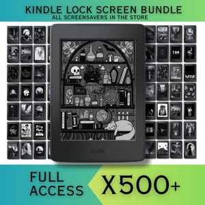 Lock Screens Full access Bundle for Kindle FULL SCREEN Screensaver 500+ Kindle Wallpaper package