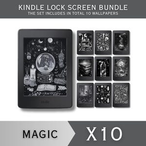 Bundel met vergrendelschermen voor Kindle VOLLEDIG SCHERM Screensaver Magische Kindle-achtergrond