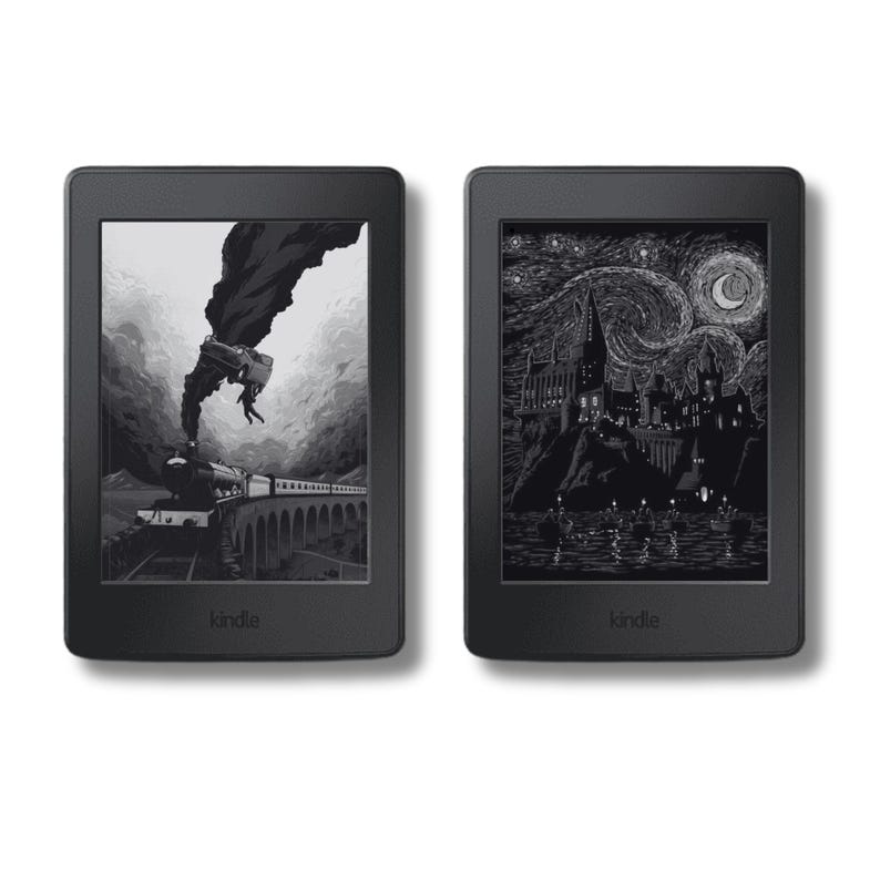 Lock Screens Bundle for Kindle FULL SCREEN Screensaver Magic Kindle Wallpaper