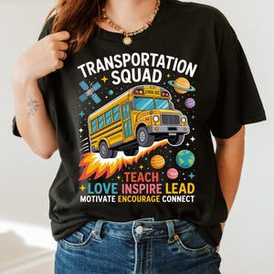 School Bus Driver PNG: Back to School Sublimation Design (Digital Download 14x14&quot;)