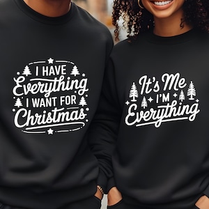 Lustiges Paar Weihnachten Shirt PNG: Passendes Design (Digitaler Download)