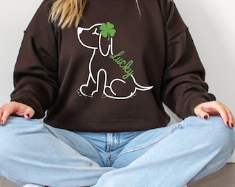 St Patricks Day Dog Mom PNG: Clover Paw Print Shirt Design (Digital Download)