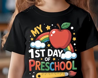 First Day of Kindergarten PNG: Back to School Photo Prop (Digital Download 2025-2026