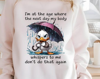 Funny Duck Retro Humor PNG File (Digital Download)