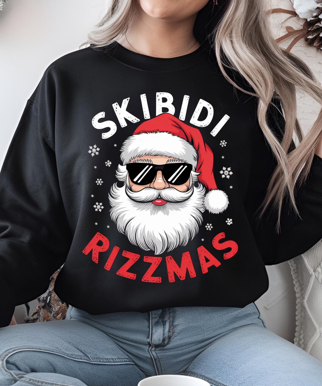 Merry Rizzmas PNG, Rizz the Season PNG, W Christmas Rizz PNG, Rizzler ...