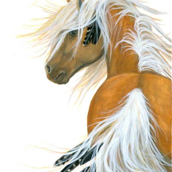Palomino Horse Wall Art Etsy