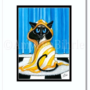 Siamkatze Bad Dekor Art Prints by Bihrle ck428 Bild 2