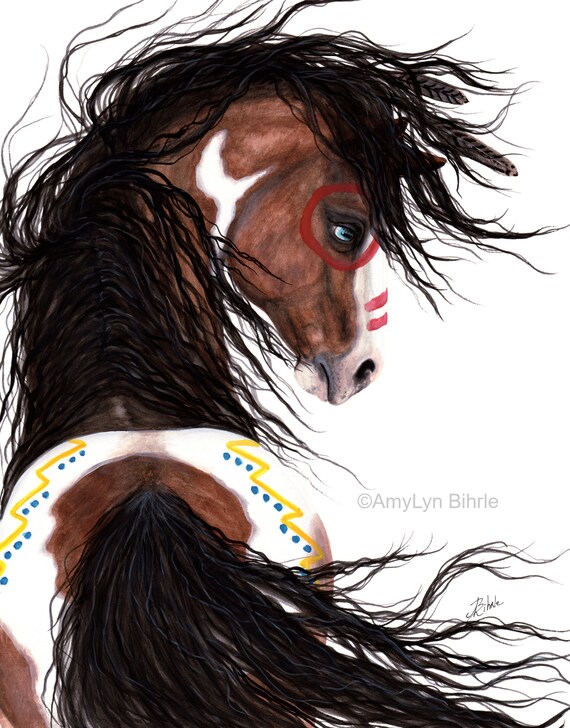 Native American War Horse Tattoo