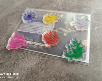 Contador de energia em acrílico Cardfight Vanguard: Nation Design