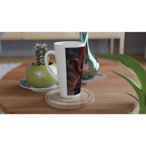 Fantasie Eichhörnchen Reitschildkröte Becher: Wunderliches Geschenk für Kaffee-Liebhaber