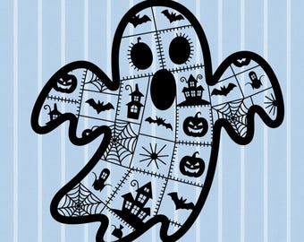 Gruseliger Geist PNG: Halloween Sublimationsdesign (Digitaler Download)