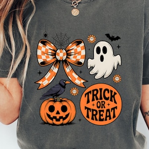Trick or Treat PNG Digital Download Halloween Sublimation Quote Design Clipart for Shirt Mug Tumbler Sticker Halloween PNG