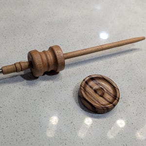 Hand crafted support spindle - Tibetan style
