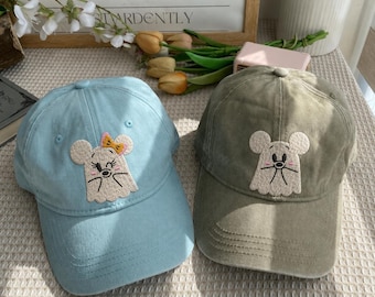 Disney Halloween Minnie Mouse spookmuts, Mickey spookmuts, Minnie en Mickey spook-geïnspireerde pet, griezelig seizoen
