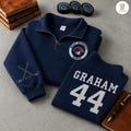 Custom Briar University Hockey Embroidered Sweatshirt, Briar U Shirt, Off Campus Series Hockey Romance Gift, Garrett Graham 44 Bookish Merch product logo