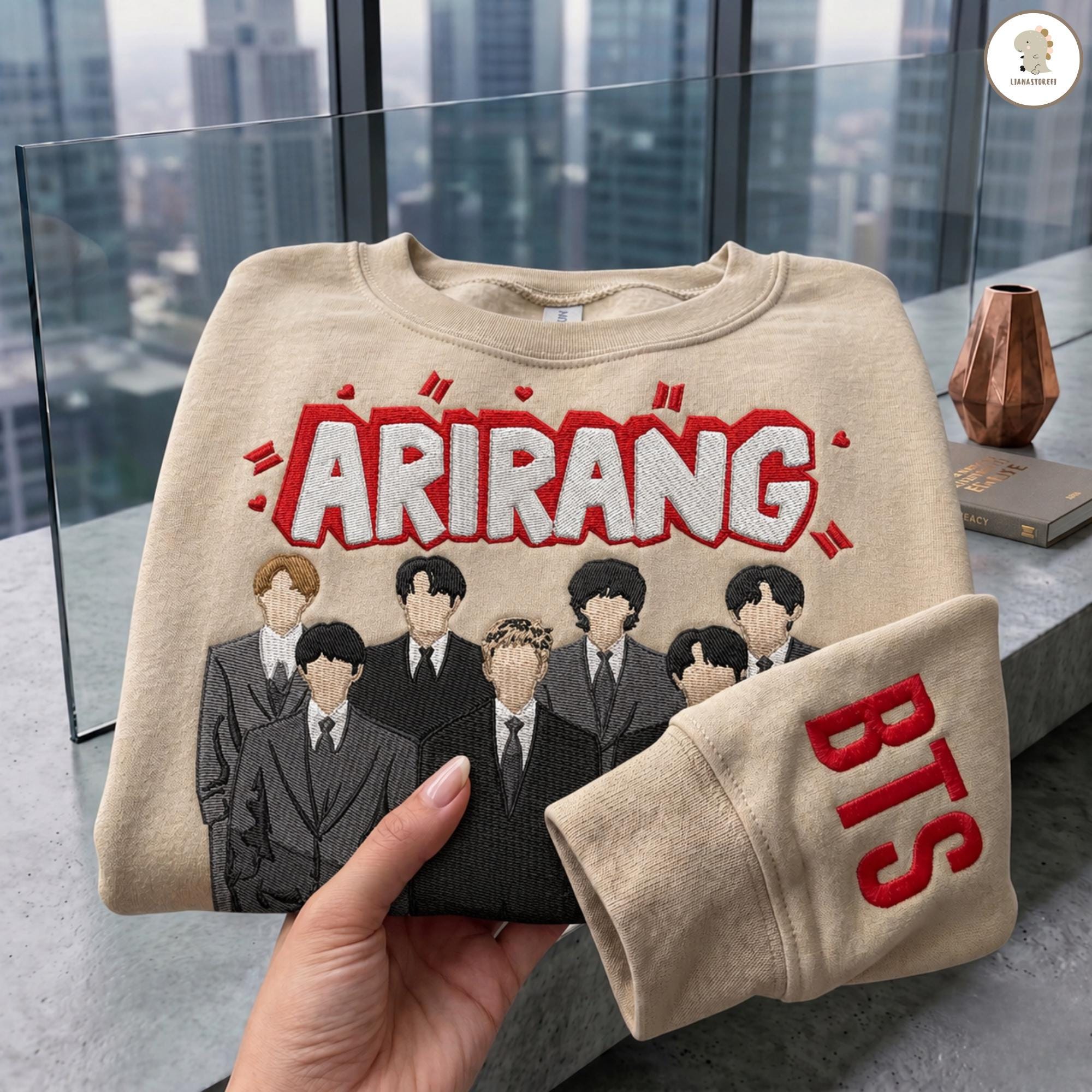 Bts グッズ スウェットシャツ - Etsy 日本