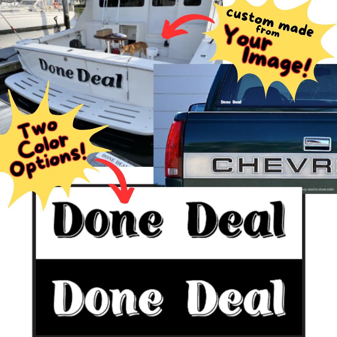 Boat Name Decal and Logo