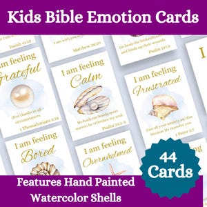 Cartões de emoção da Bíblia, Cartões de aprendizagem religiosa para crianças, Cartões de emoção para crianças, Fé cristã, Escola dominical, Aprendizagem baseada na fé em casa