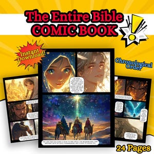 Entire Bible Comic | Bible Study Guide | Bible Made Simple | Bible Study Notes | Bible Summary | Beginner Bible Study | Anime Illustrations