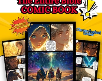 Entire Bible Comic | Bible Study Guide | Bible Made Simple | Bible Study Notes | Bible Summary | Beginner Bible Study | Anime Illustrations