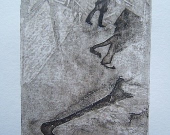 Sleepwalking (Original Hand Pulled Artist Print)