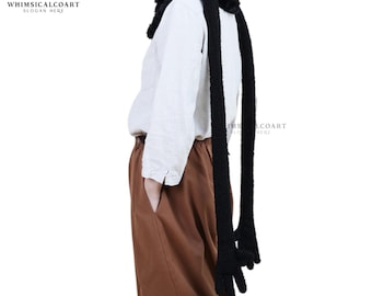 Lambswool Angora Neck Warmer,Designed and Made in Scotland,neck gaiter,cotton neck warmer,Hand-Knitted Lamb Wool Neck Warmer,Nordic Fleece