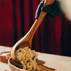 Handcrafted Eco-Friendly and Durable Olive Wood Ladle