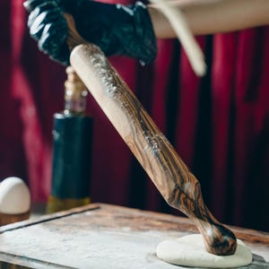 Olive wood rolling pin | Handmade | Dough roller - rolling pin - baking roller - pizza roller