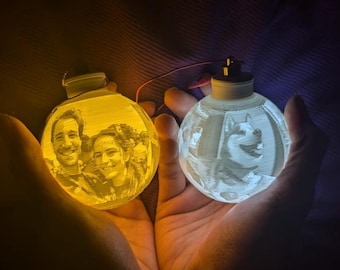 Personalised Christmas Bauble – Any Photo