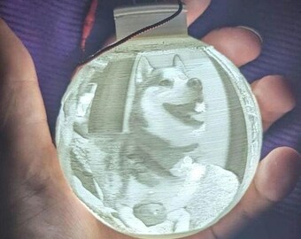 Custom Dog / Pet Christmas Bauble – Any Photo