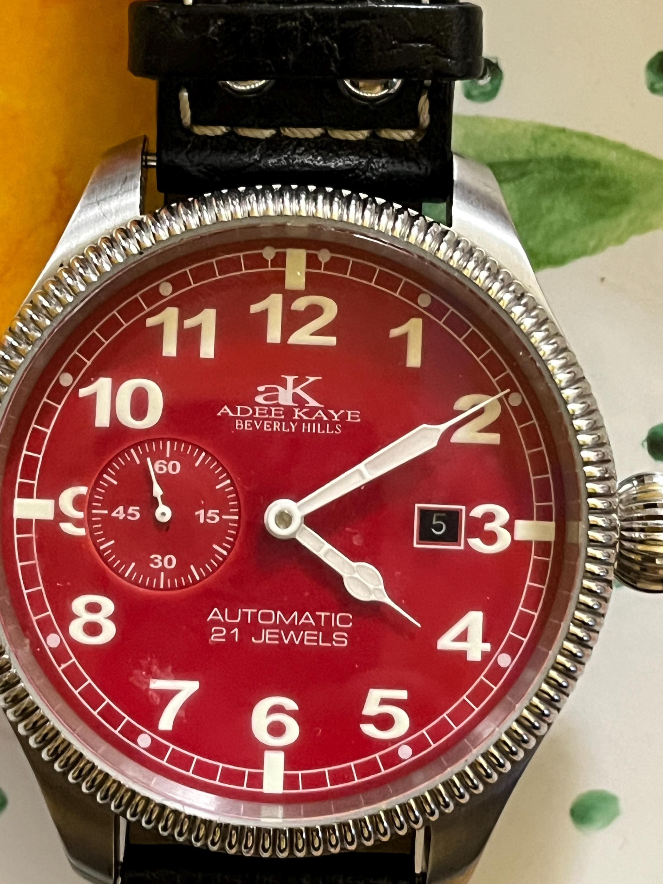 Adee Kaye Automatic Beverly Hills 21 Jls Date 54mm Sec at 9  display picture 2