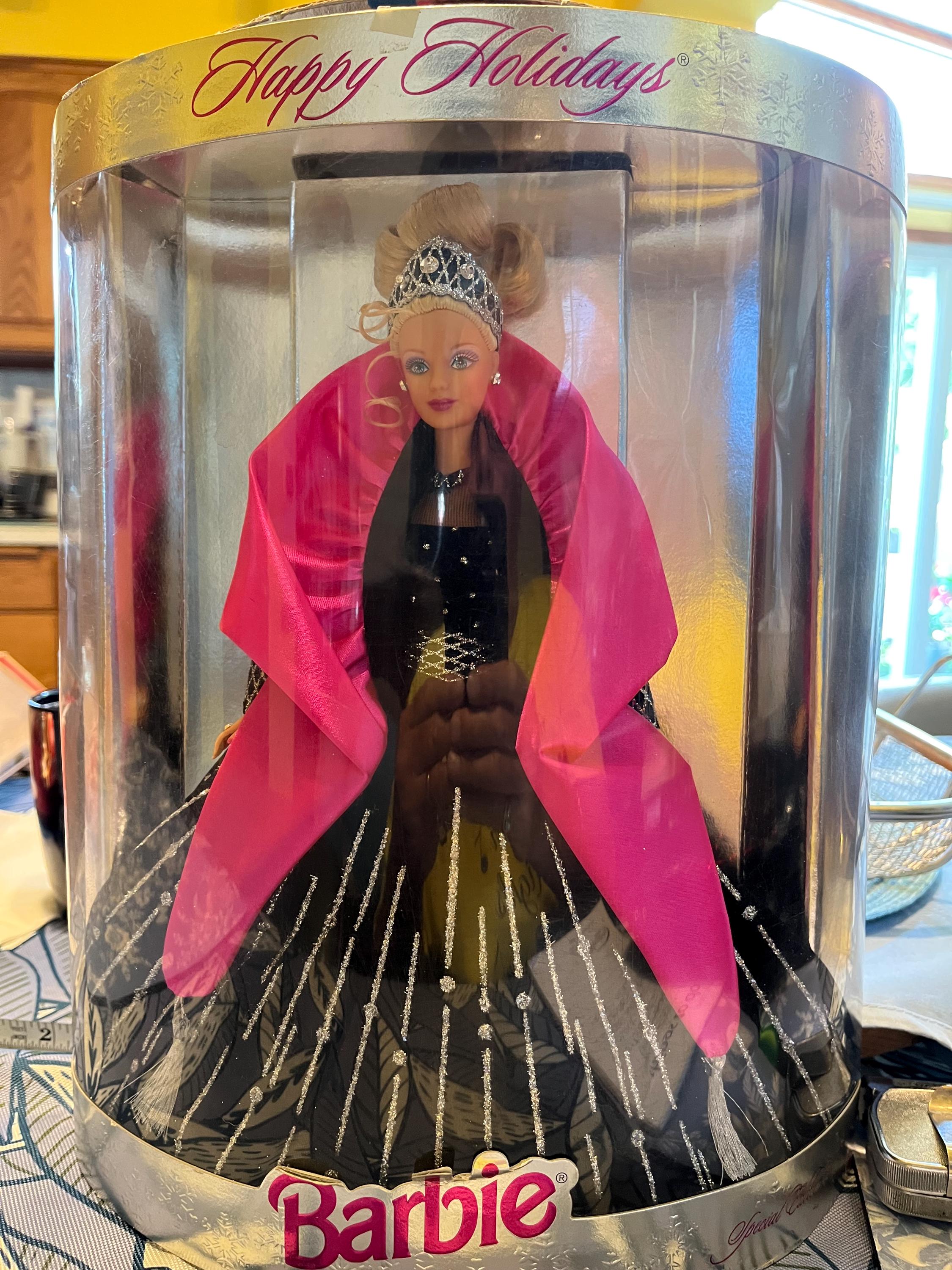 A caixa da boneca Barbie 1998 Edição Especial de Férias 20200