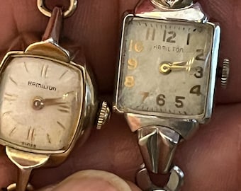 2 Zigarren Damen Laufuhren (Art Deco) aus den 1930er Jahren