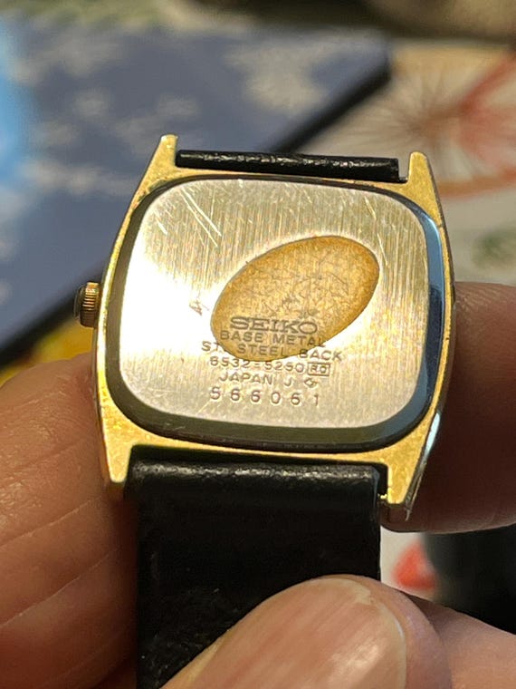 Gebrauchte Seiko Quarz Kleiderarmbanduhr