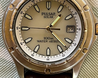 armbanduhr 40 mm edelstahl saphir pulsar sekundenzeiger gute uhrzeit