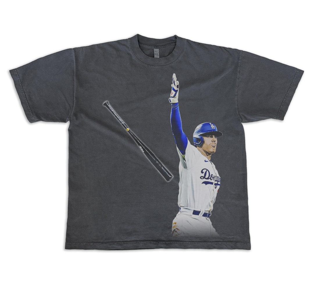 Freddie Freeman Dodgers Baseball Vintage Look Oversized Boxy Hip
