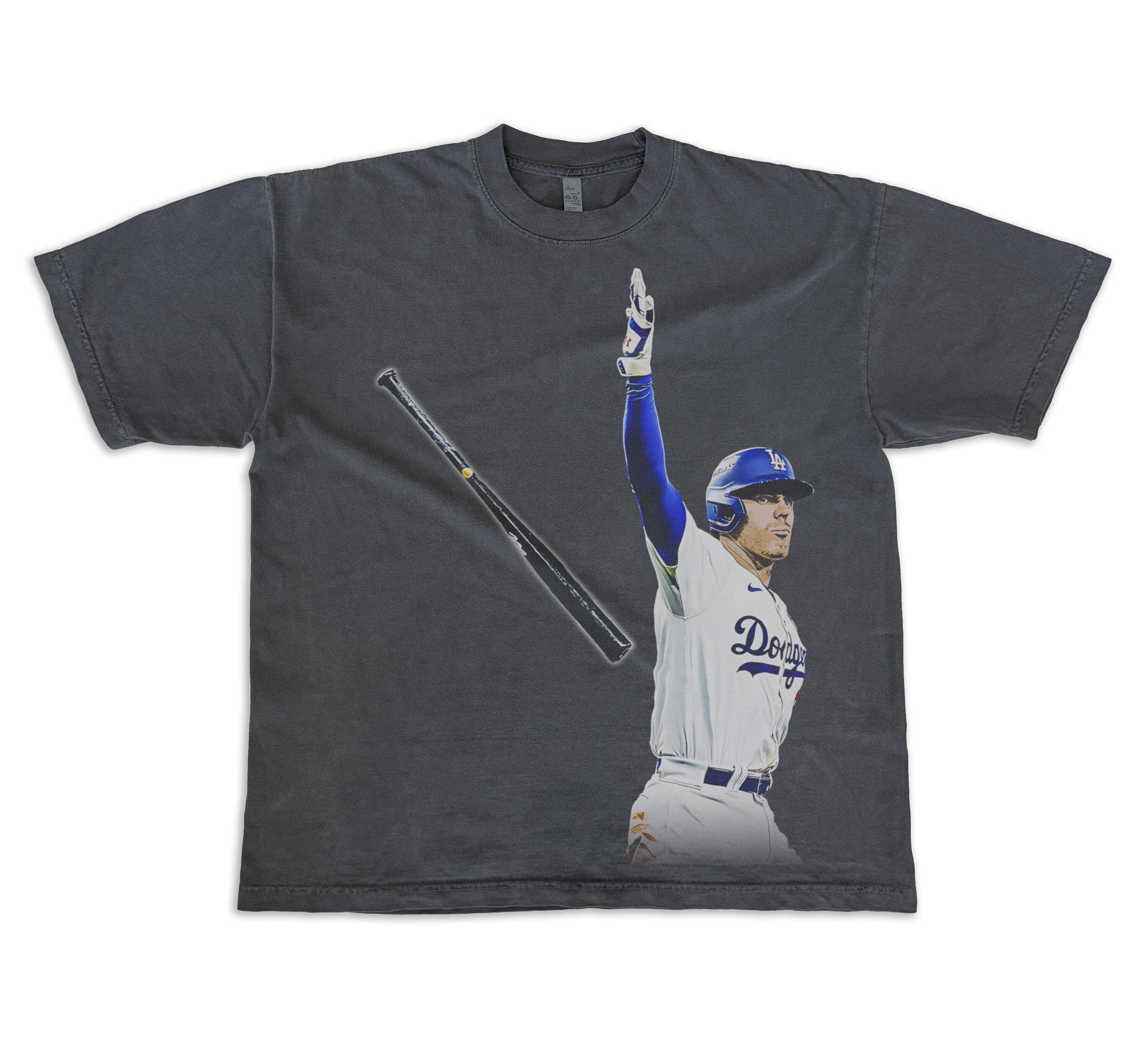 Freddie Freeman Dodgers Baseball Vintage Look Oversized Boxy Hip