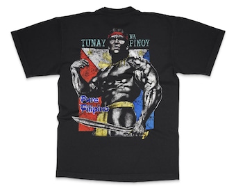 Filipino Strength 90's design distressed vintage reprint T Shirt Tunay na Pinoy Philippines Hawaii