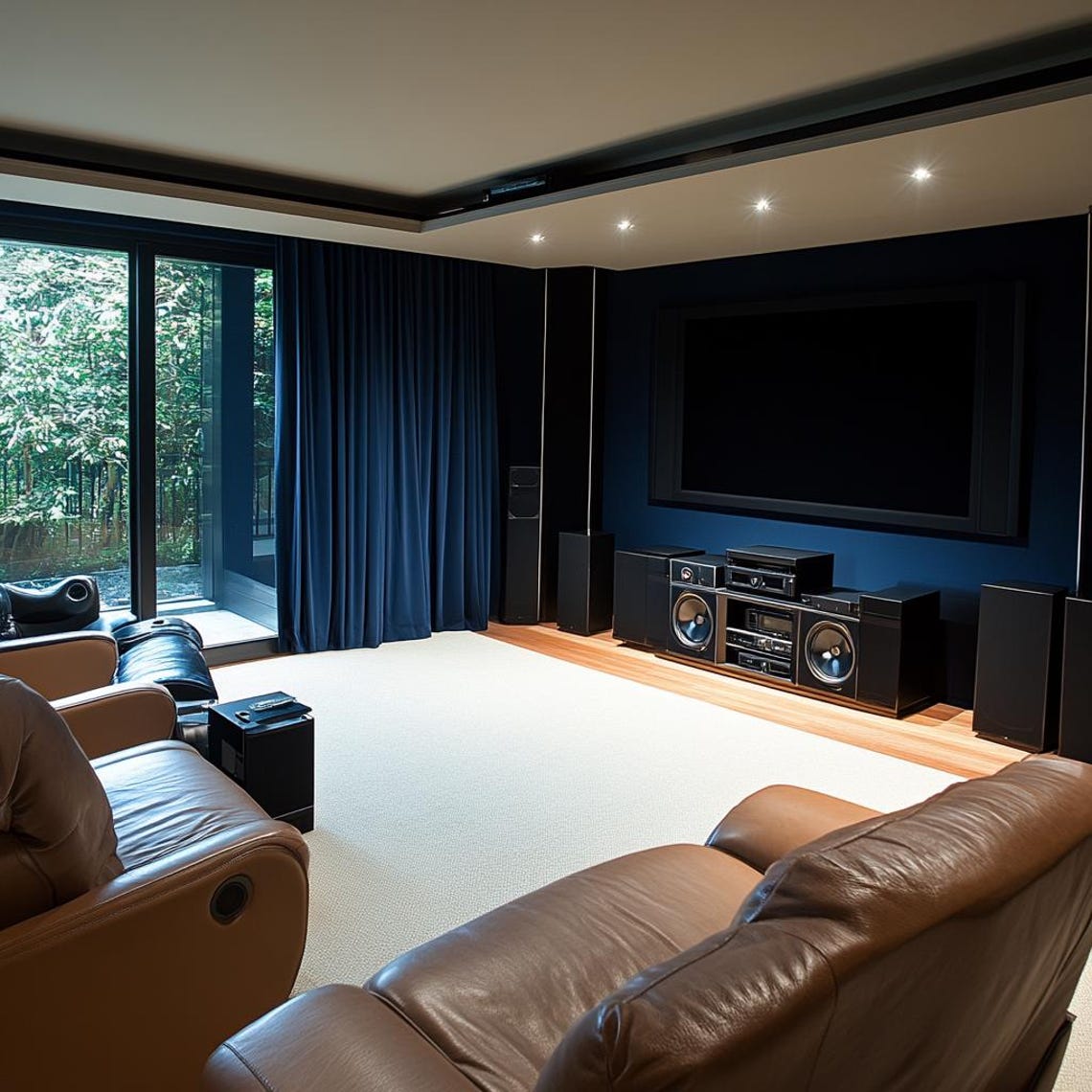Home Theater Velvet Curtains - Wide or Narrow & Short or Long Size - 60 ...