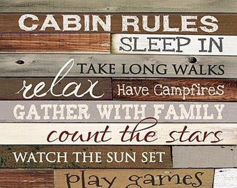 Cabin Decor Etsy