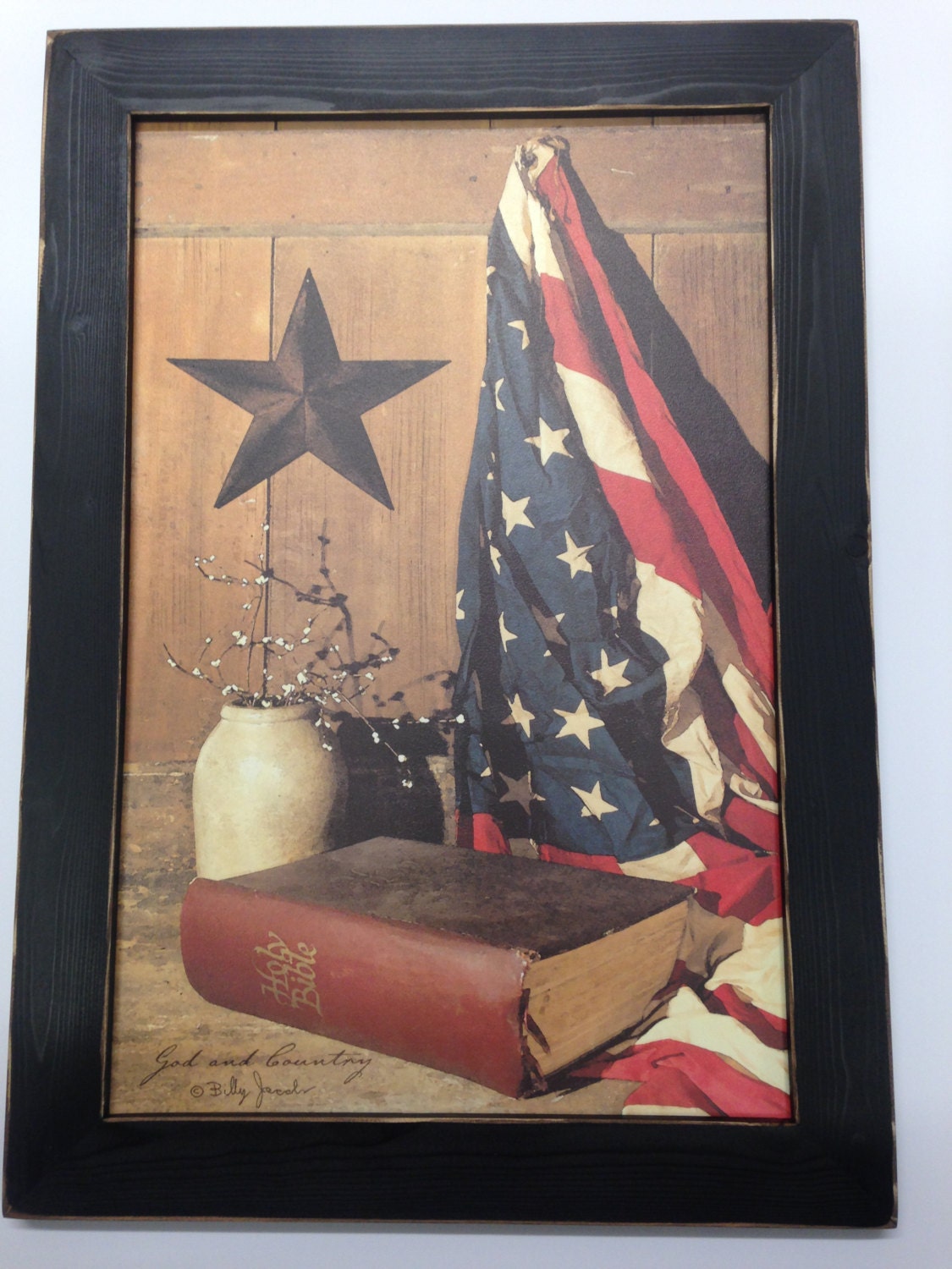 Patriotic Wall Decorgod and Countryamericanabilly - Etsy