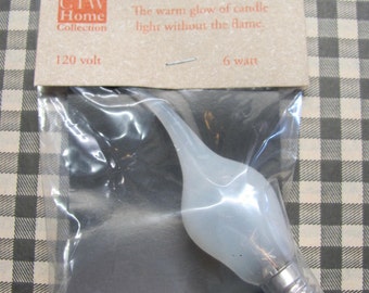 Light Bulb,6 Watt,Silicone Dipped Light Bulb,Candelabra Base