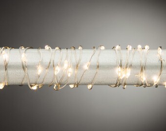 60" Micro LED Warm Light String,Timer LED Warm Light,Battery Operated