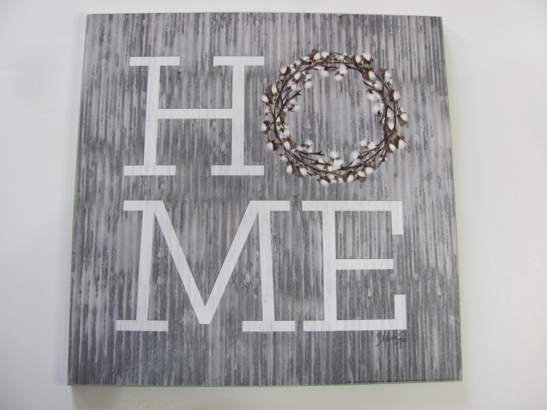 HOME Sign Decor,farmhouse Style Decor, Farmhouse HOME Sign,cotton Decor