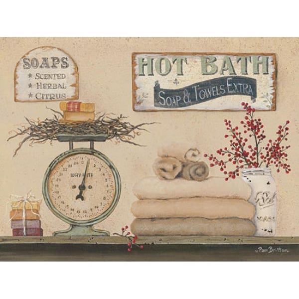 Country Bath Art Etsy