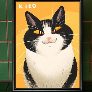 Custom Cat Portrait, Pet Cartoon, Cartoon Cat Portrait, Memorial Cat Portrait, Cat Cartoon, Dog Cartoon, Pet Portrait, Cartoon Pet Portrait