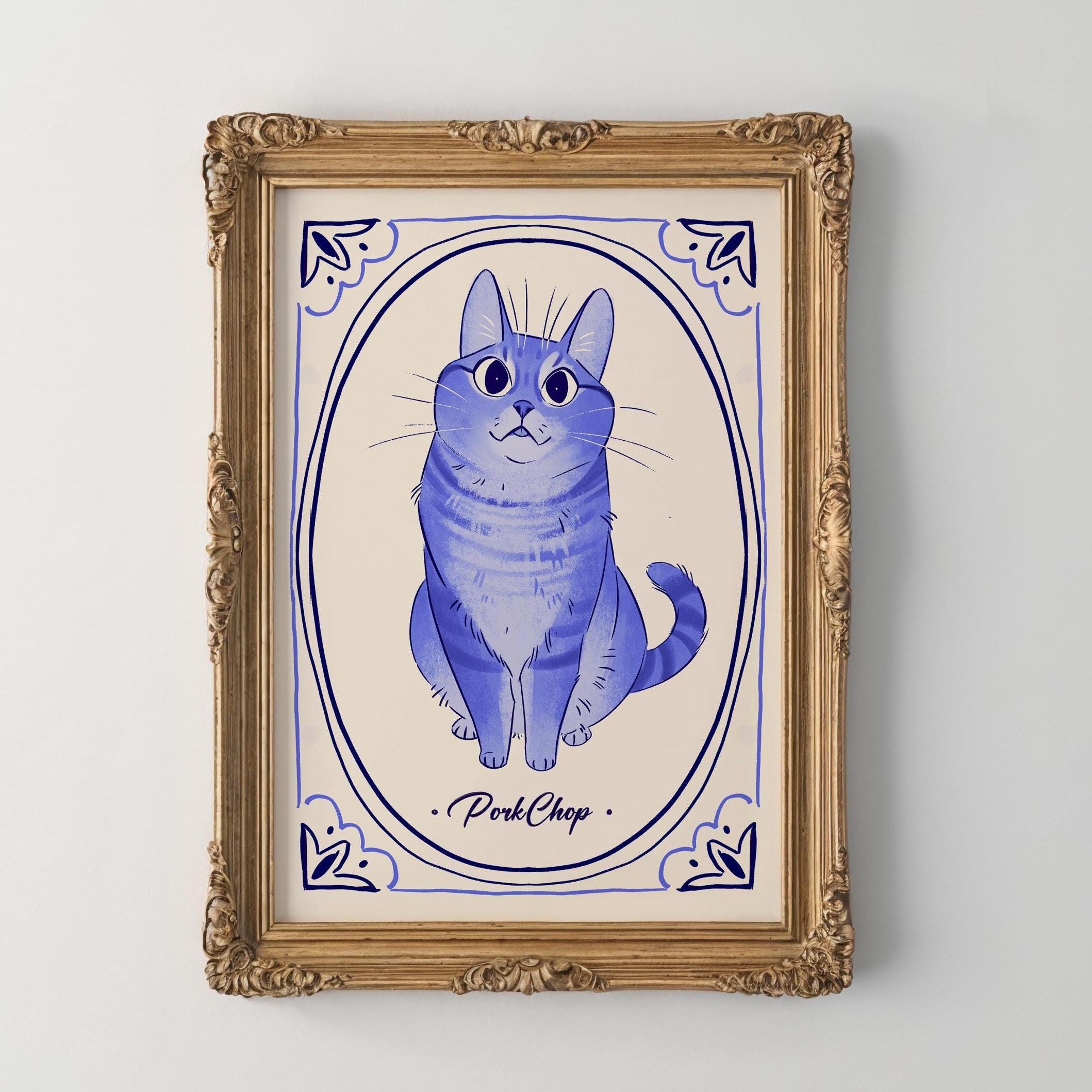 Gzhel Wall Art - Etsy