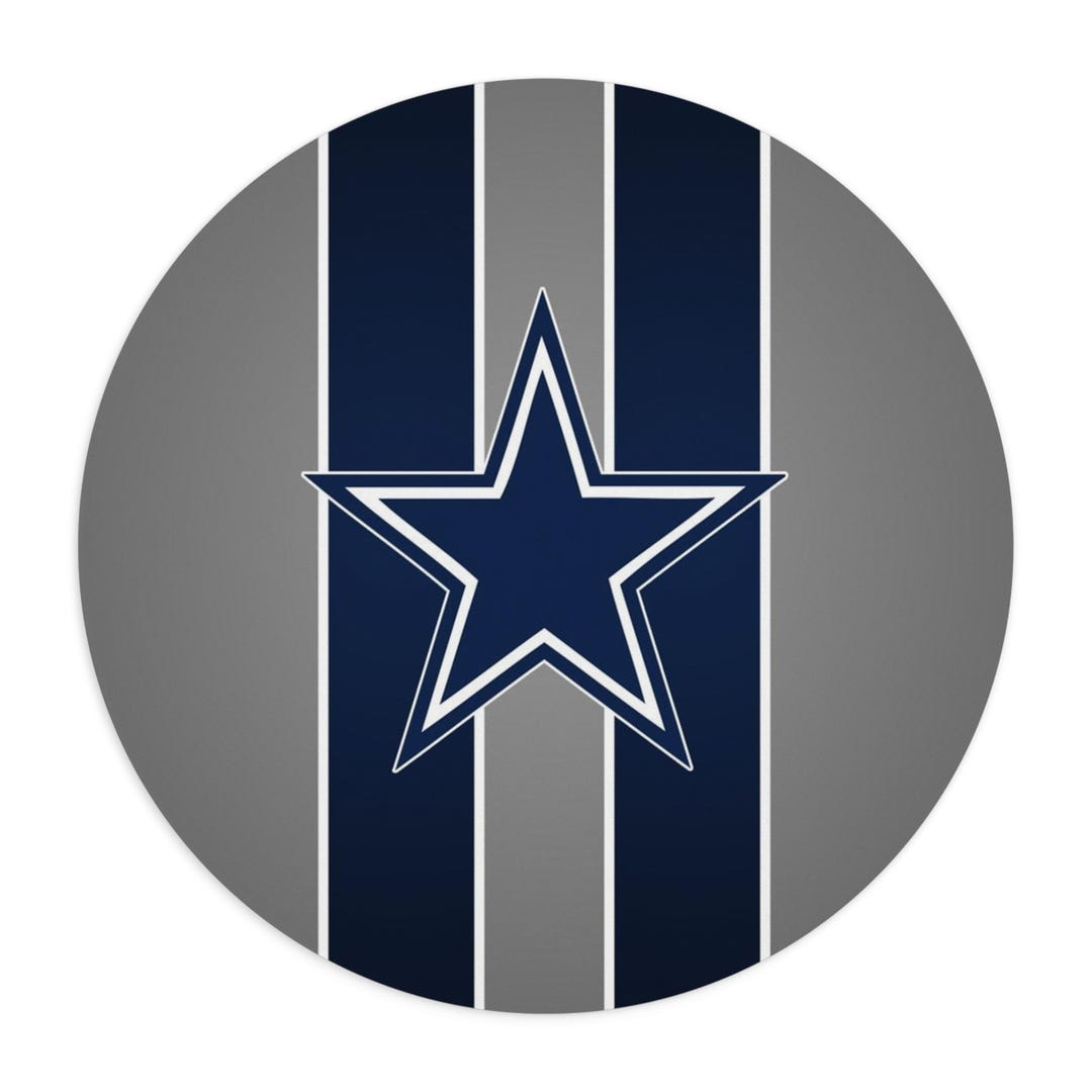 Dallas Cowboys NFL Football Star Mouse Pad, Office Desk Decor, Sports ...